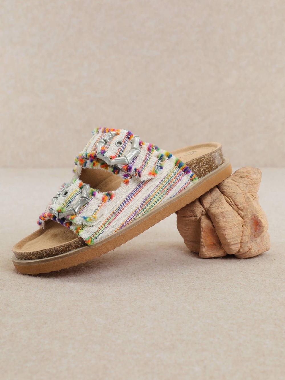 MI.IM Multi Color Tatum Slip On Buckle Sandals - Picture 5 of 5